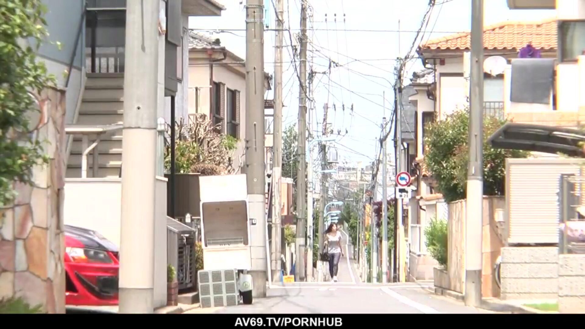 Japanese with large mambos avid outdoor non-professional intercourse - More at 69avs com